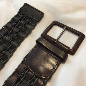 The Limited brown leather belt