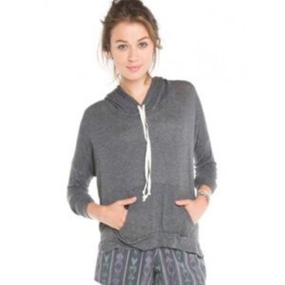 Brandy Melville gray Layla hoodie