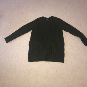 Army green sweater