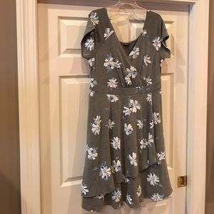 Grey flower Torrid dress