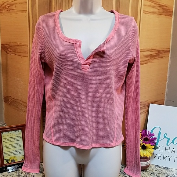 Free People Sweaters - Free People thermal top, oversize xs