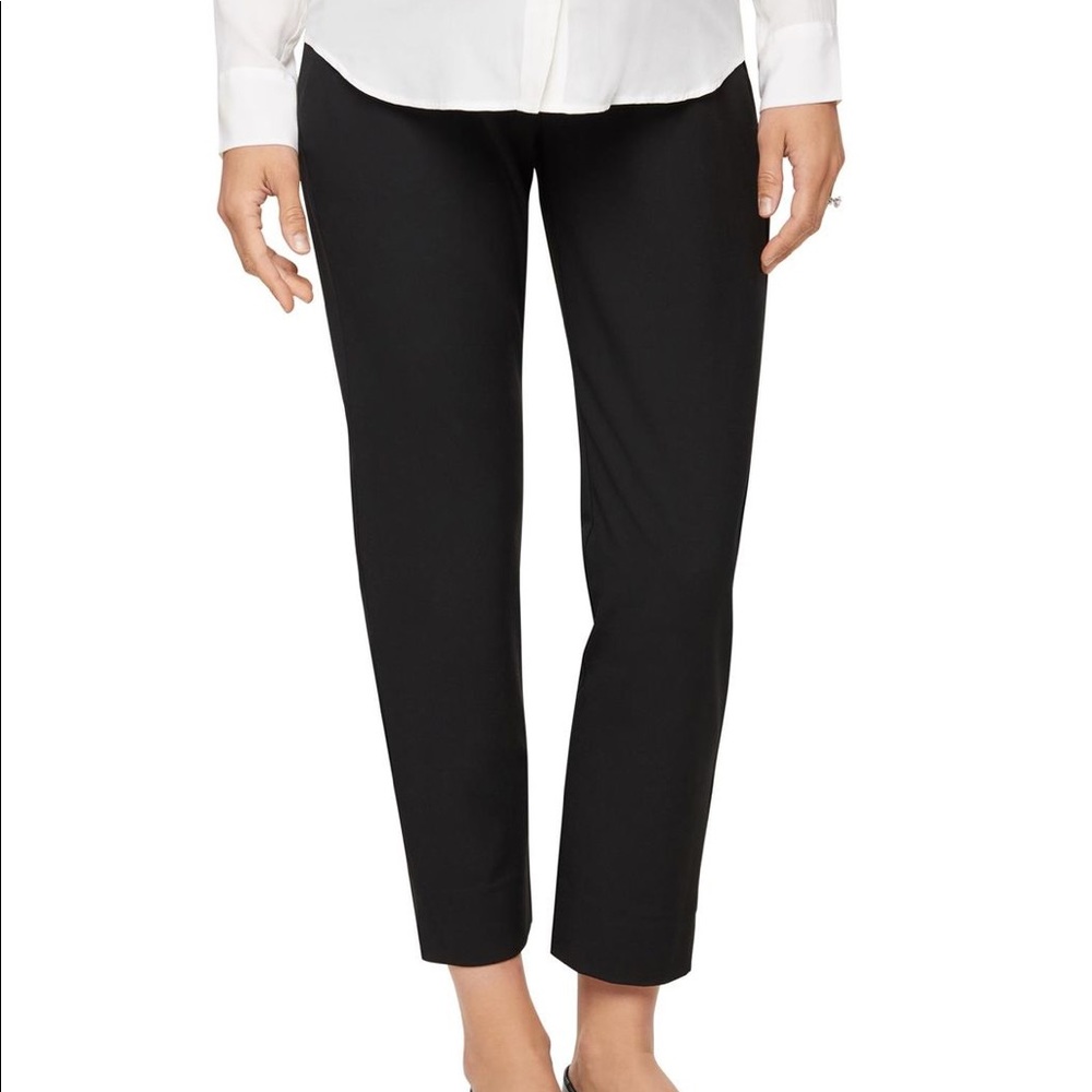A Pea in the Pod black ankle maternity dress pants