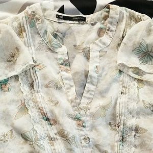 Maurice's Sheer Butterfly Dress