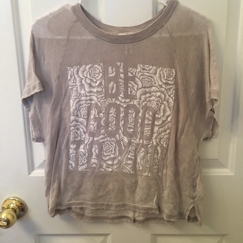 Aeropostale Bethany Mota size small gray shirt