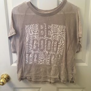 Aeropostale Bethany Mota size small gray shirt