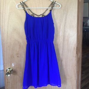 Short chain strap dress
