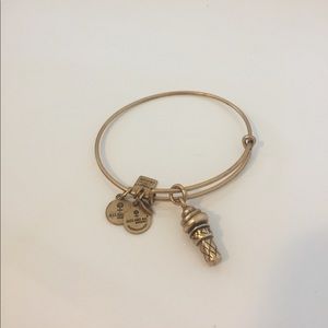 Alex & Ani Ice Cream Cone Gold Bracelet