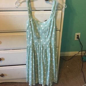 Mint green dress
