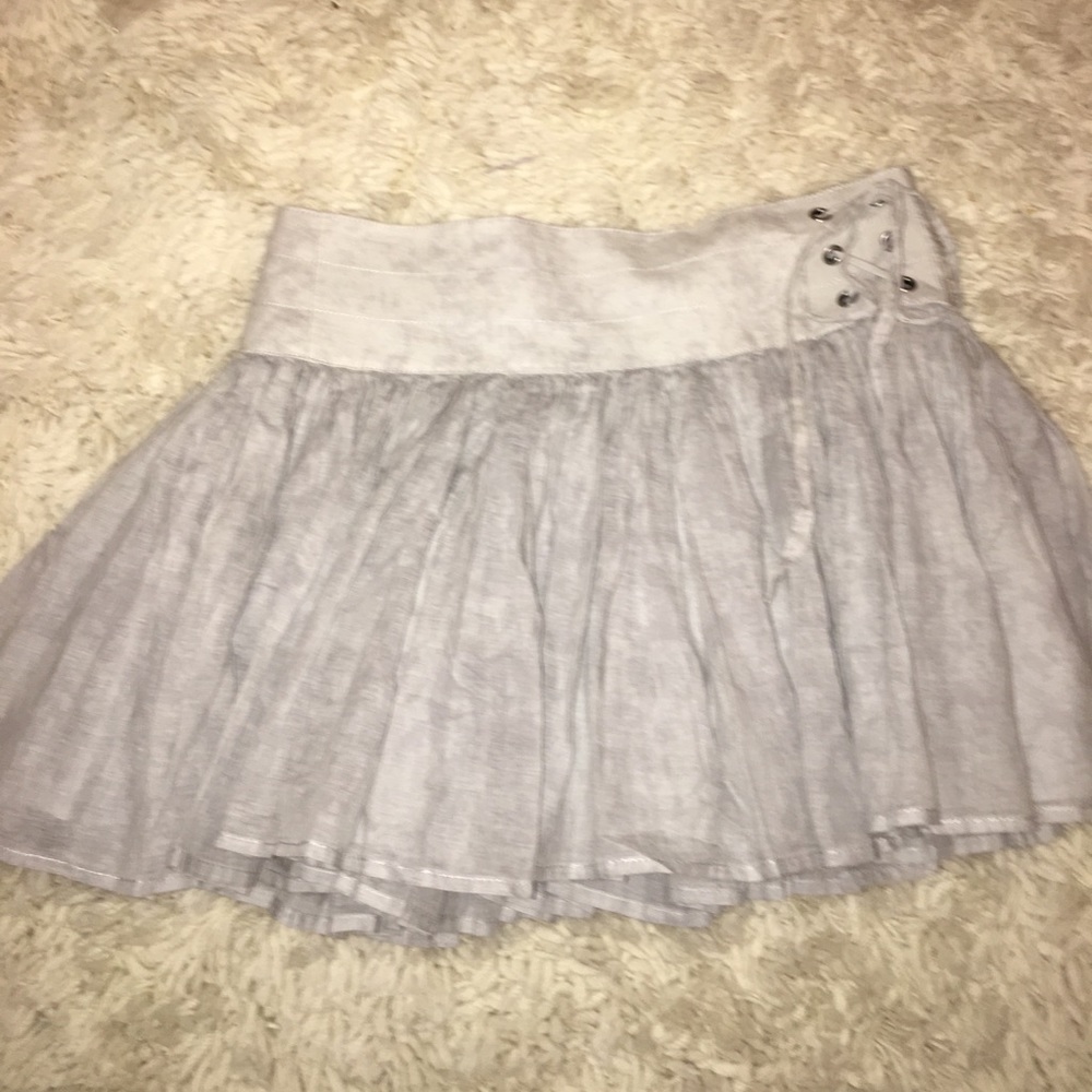 Grey skirt with waist band