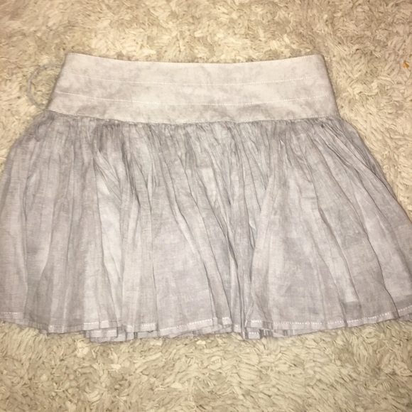 Grey skirt with waist band - Picture 3 of 5