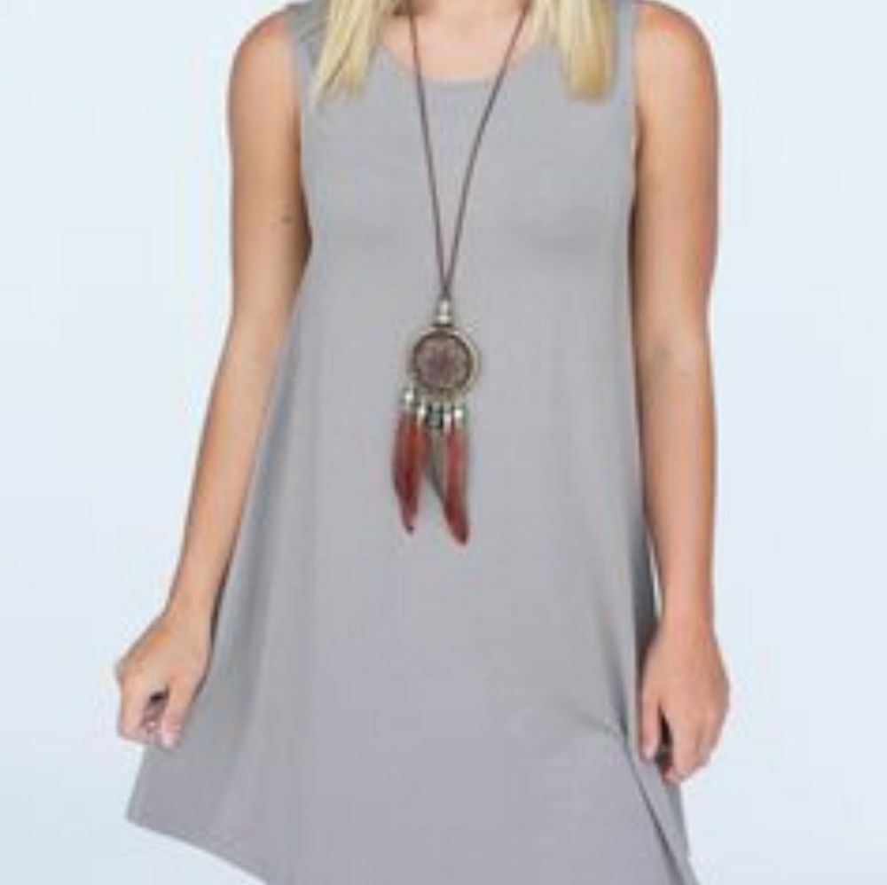 Sleeveless Swing Dress