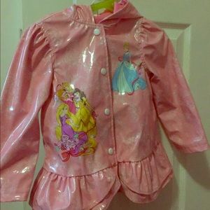 Disney princess rain coats