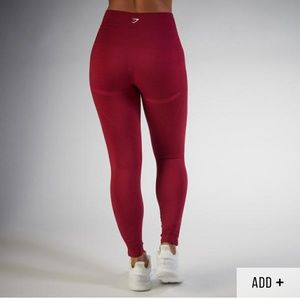 Gymshark Seamless Leggings beet marl