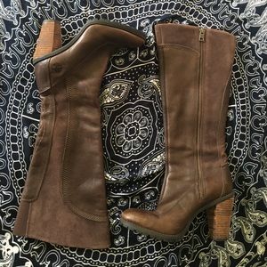 Timberland high heal boots