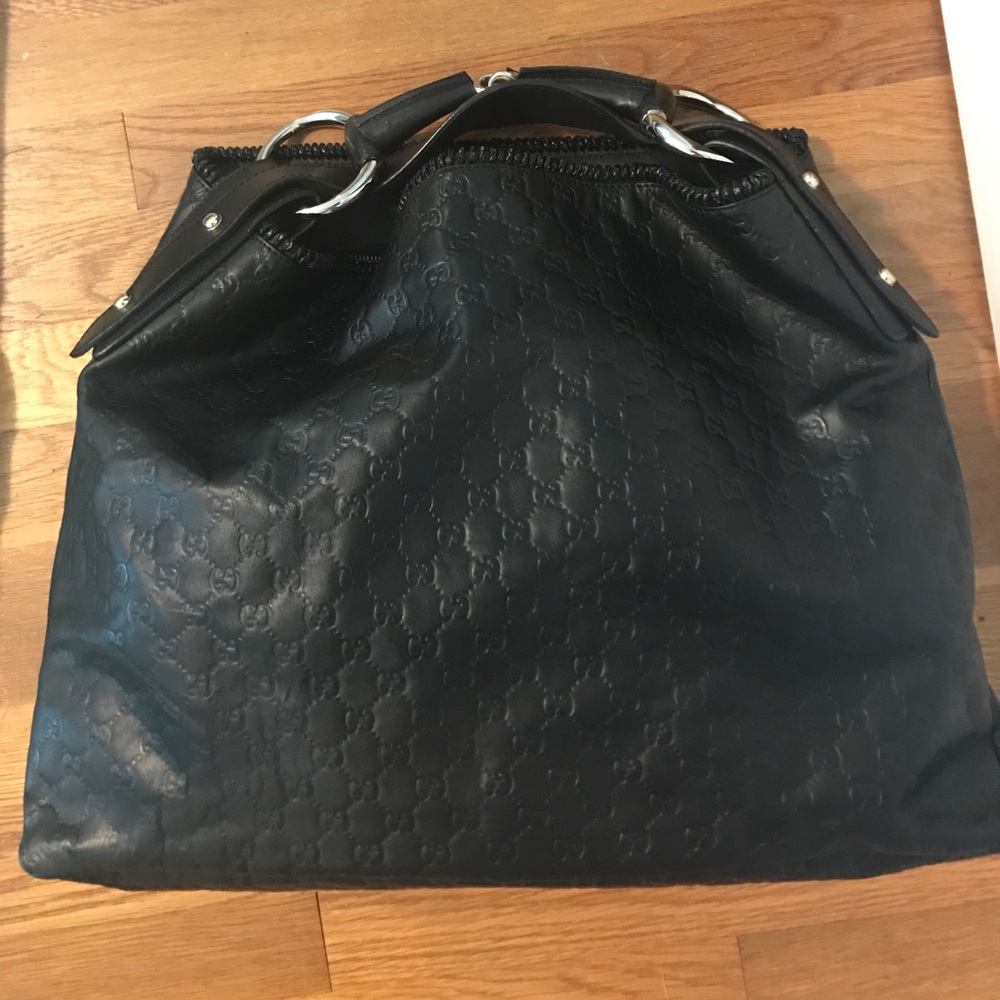 Gucci horsebit hobo large bag