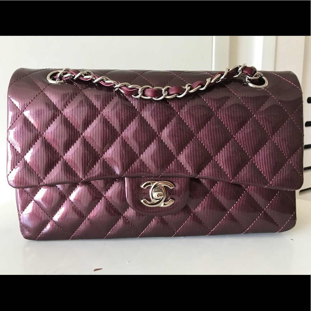 CHANEL Burgundy Patent Leather ***SOLD***