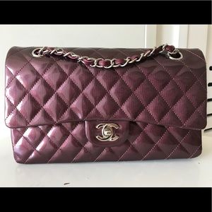 CHANEL Burgundy Patent Leather ***SOLD***
