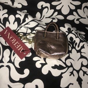 Rose gold key chain
