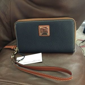 Dooney & Bourke Navy Wristlet