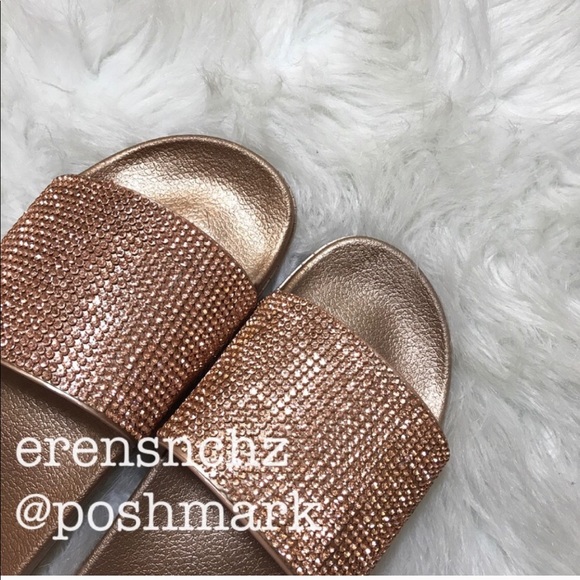 Diamond Bling Embellished Slide Sandal - Picture 2 of 3