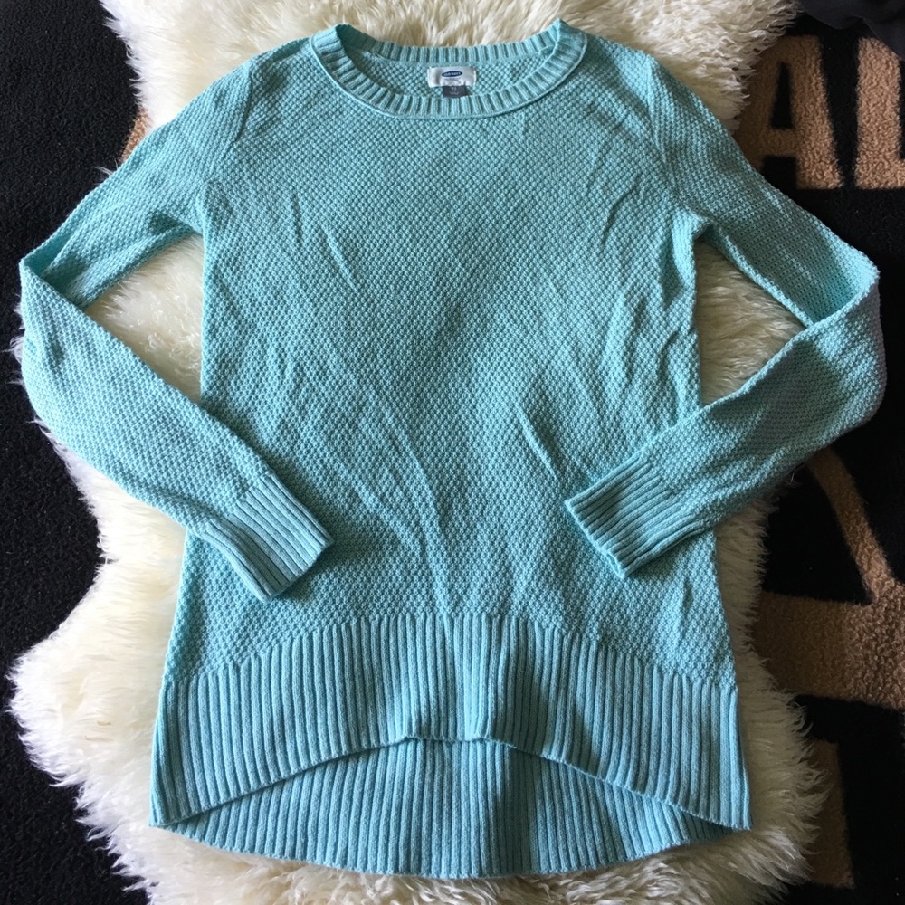 Adorable aqua Old Navy sweater