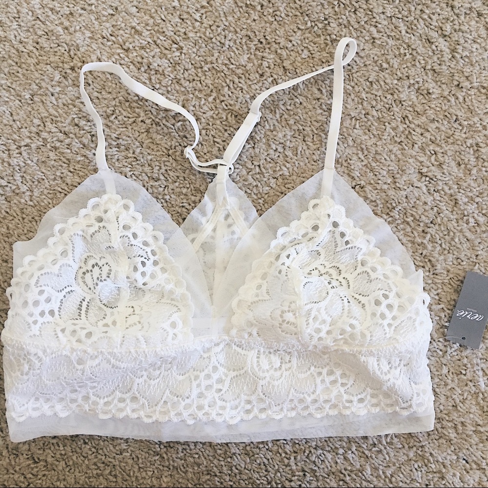 AERIE Ivory Lace Bralette