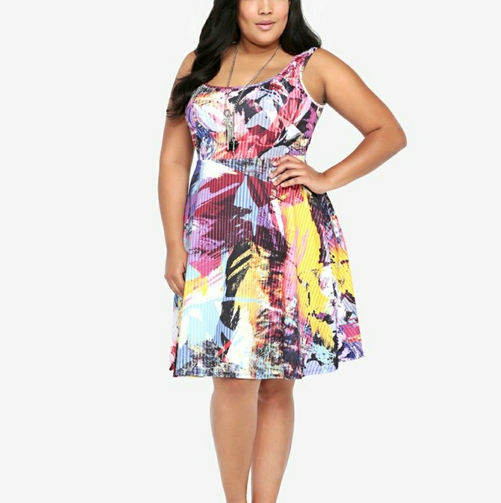 Torrid 1x skater dress.