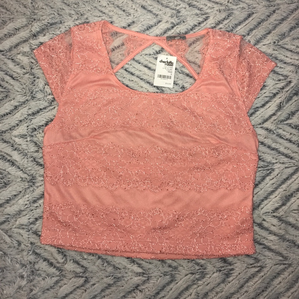 Cropped Open Back Top