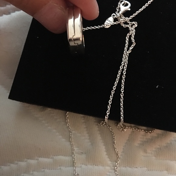 Pandora heart locket with chain and mini gems - Picture 5 of 6