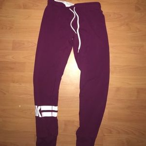 Pink joggers