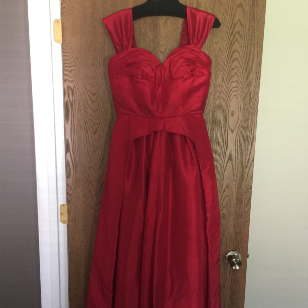 Red dress