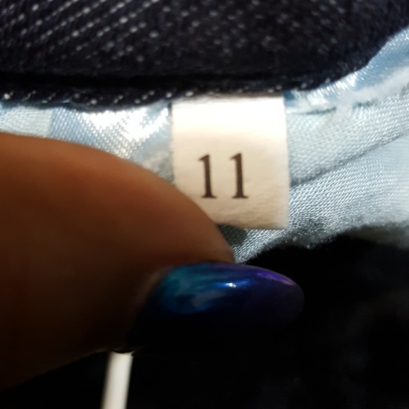 Machine Dark Distressed Wash Low/Regular Rise - Picture 2 of 6