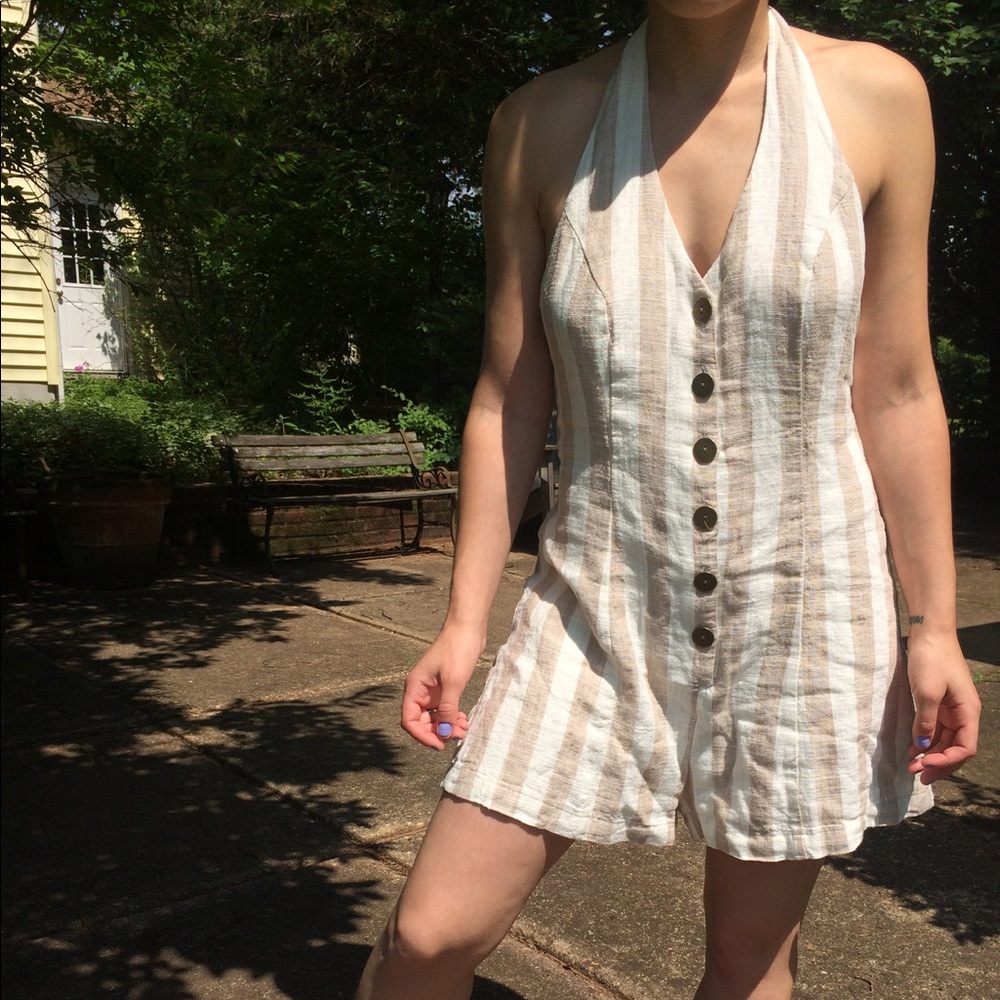 Urban Outfitters striped romper!