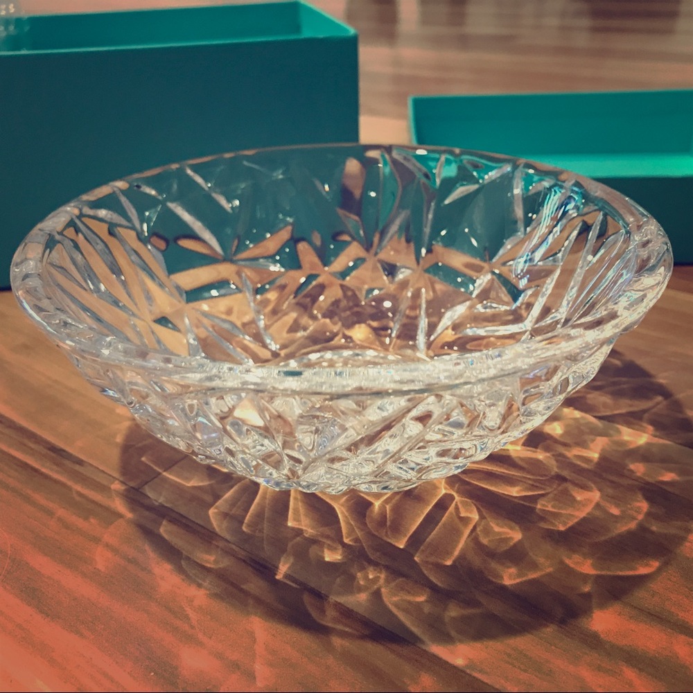 Tiffany & Co. crystal jewelry dish