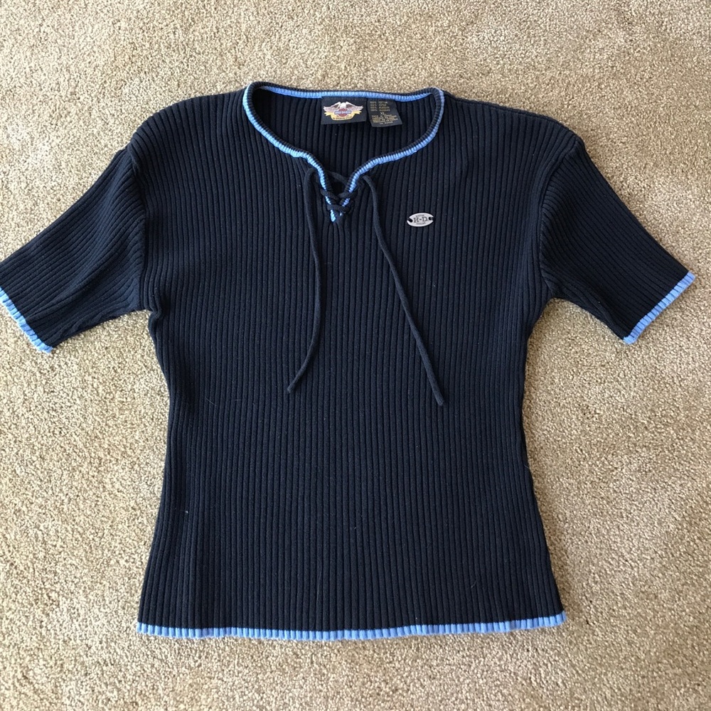 Black Harley-Davidson Top Size XL