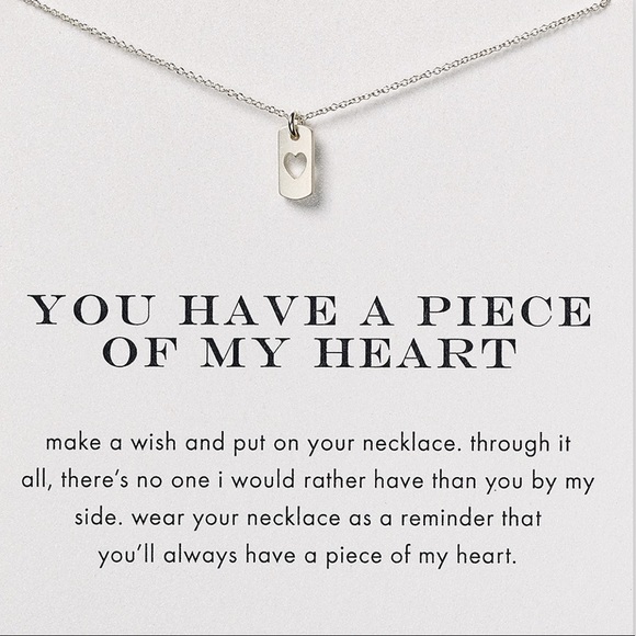 Jewelry - 🎉SALE🎉❤️Piece of My Heart Necklace❤️