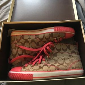 Authentic coach shoes for sale!!! Worn only twice!