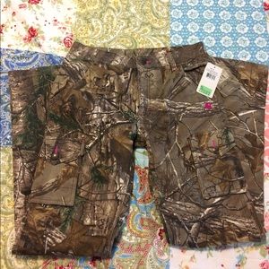 Girls carhartt camouflage pants