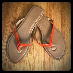 Orange Banana Republic Sandals