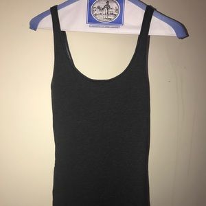 Lululemon Cotton Grey Racerback Tank Top