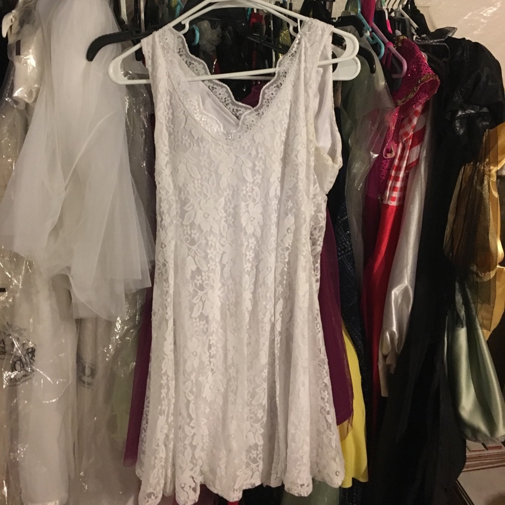 White dress