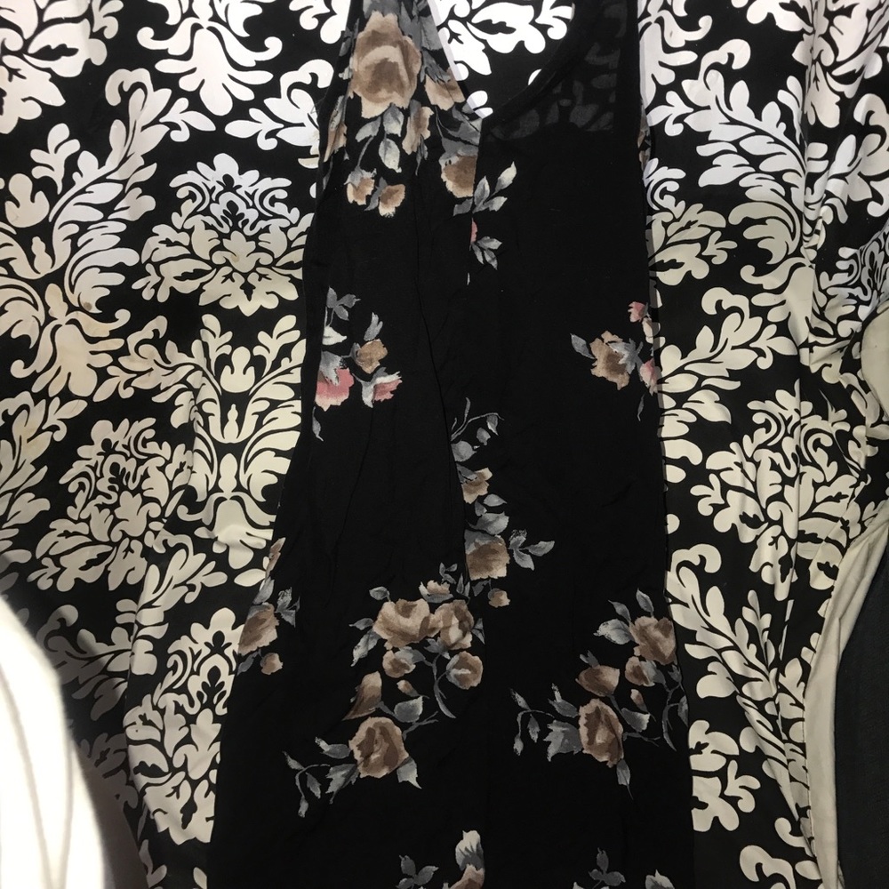 Black floral dress from Nordstrom