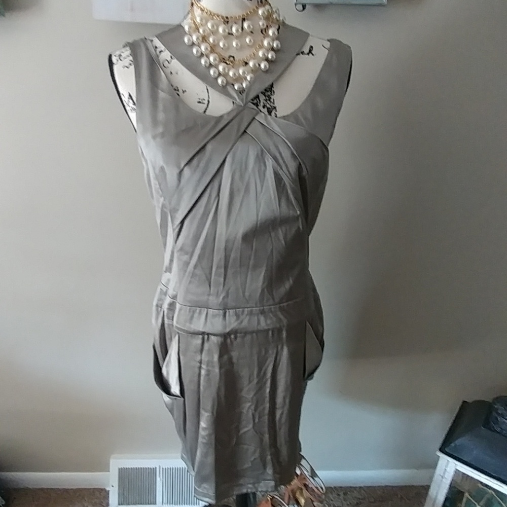 Karen Miller Beautiful Silver Dress