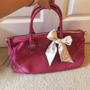 Coach leather purse
