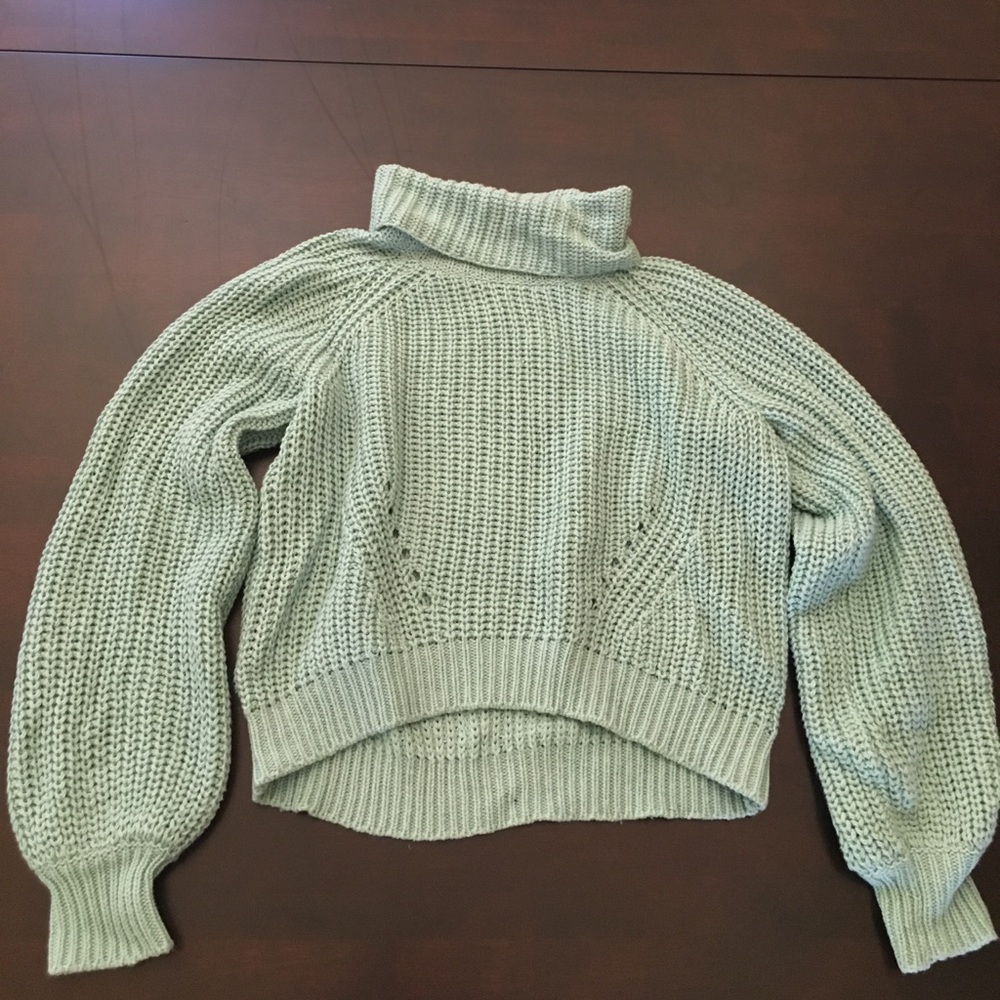 Urban Outfitters Cropped Turtleneck Sweater