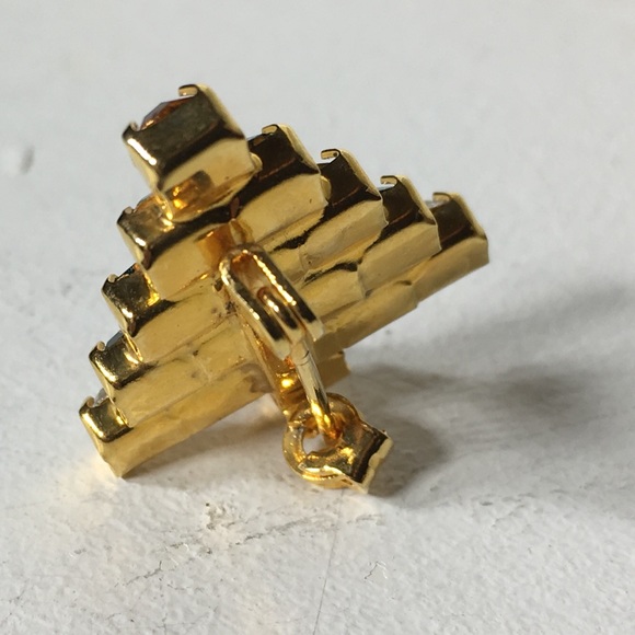 Christmas Tree Bling Rhinestone Brooch/Pin - Picture 3 of 8