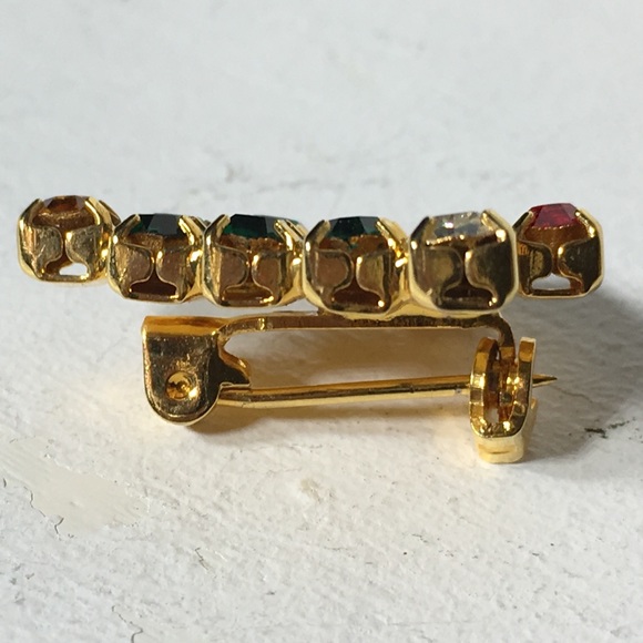 Christmas Tree Bling Rhinestone Brooch/Pin - Picture 4 of 8