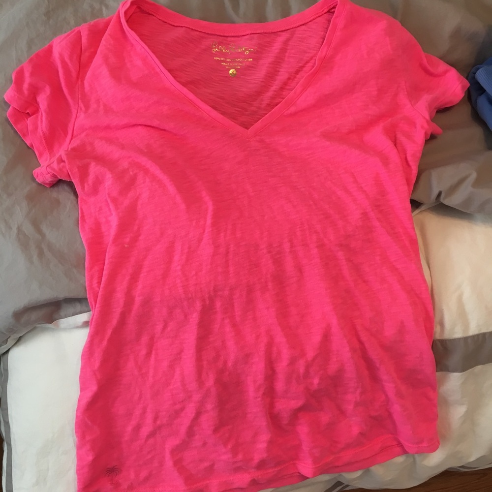 Lilly Pulitzer Pink V neck