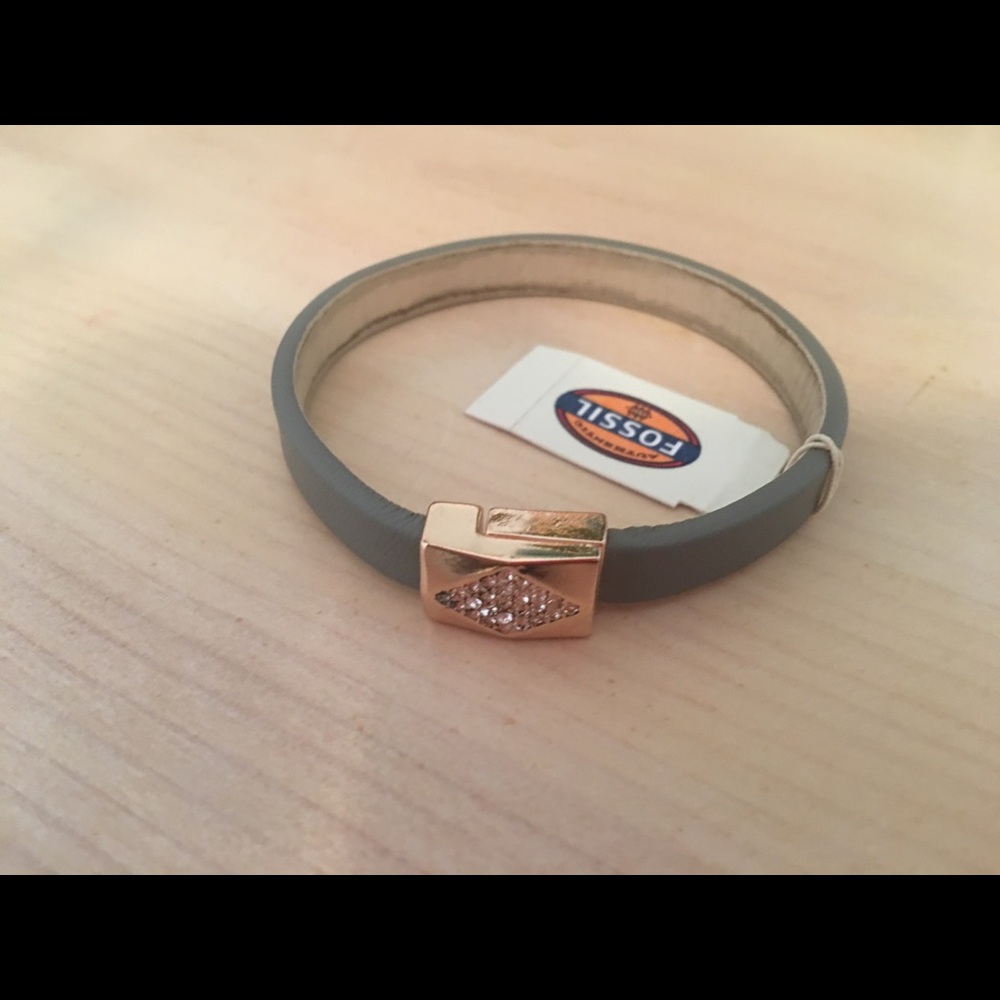 Fossil Leather Bracelet