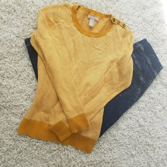 Banana Republic Sweaters - Banana Republic Mustard Yellow Sweater